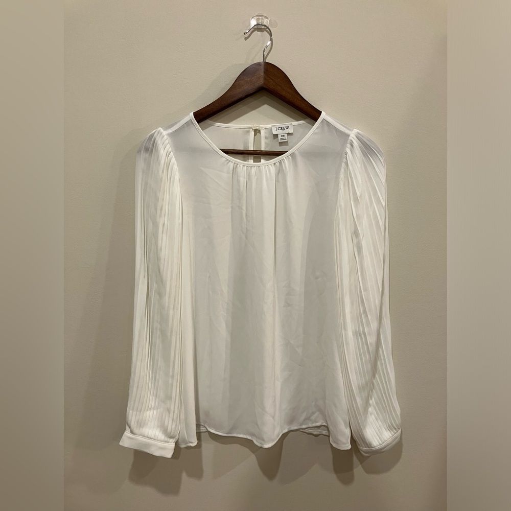White J. Crew Blouse